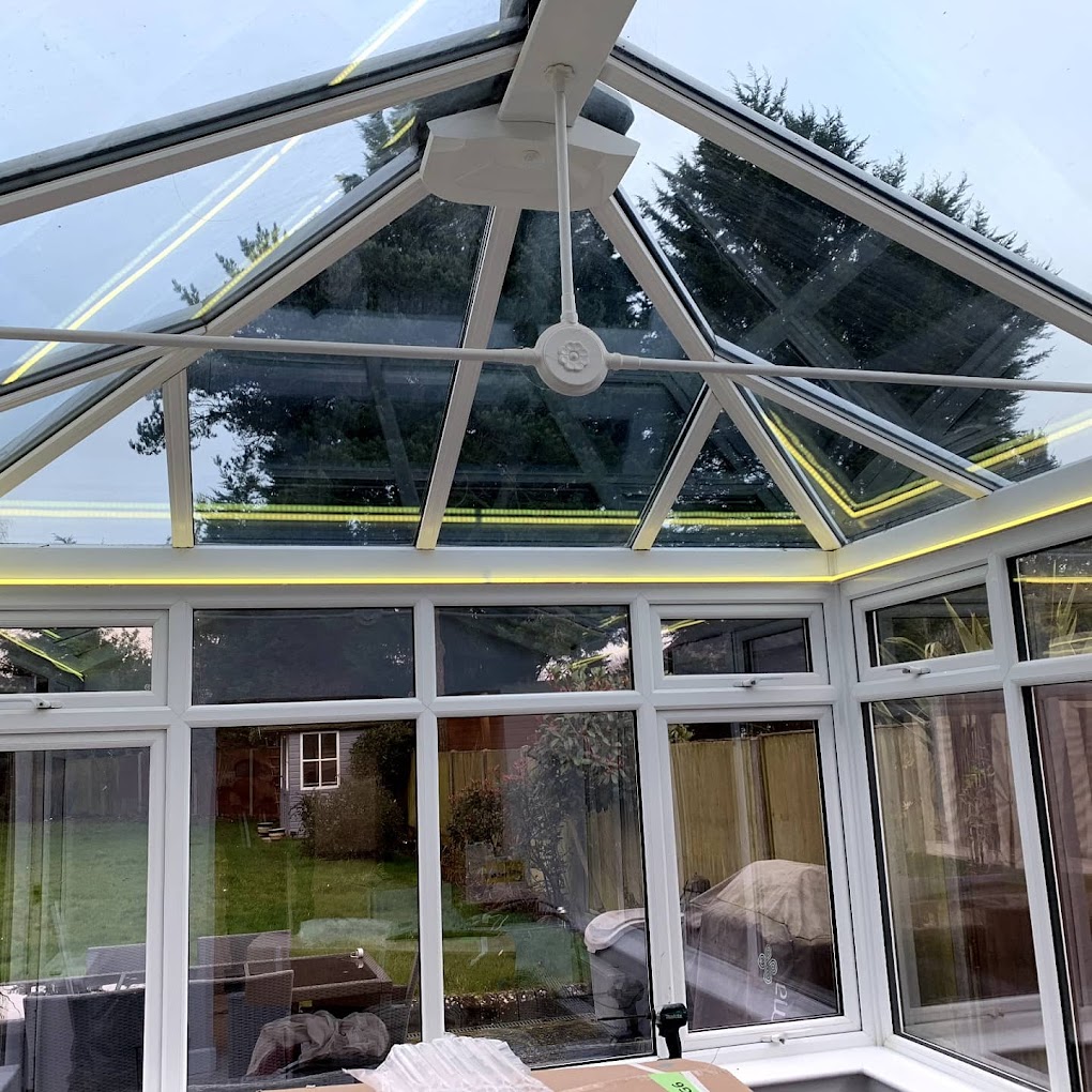 Recent conservatory electrical work
