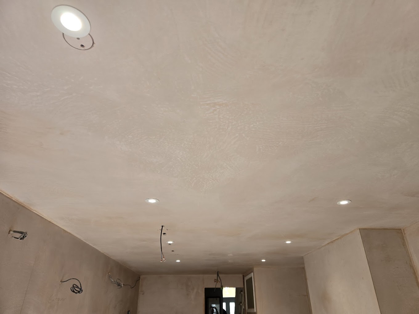 New build downlight install
